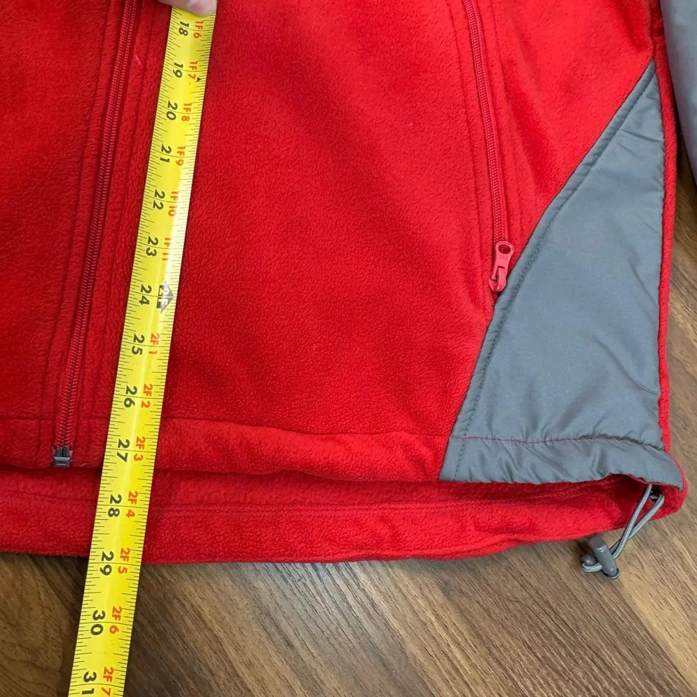 Majestic Philadelphia Phillies VintageFleece Jacket Men XL Red Grey Full Zip Y2K